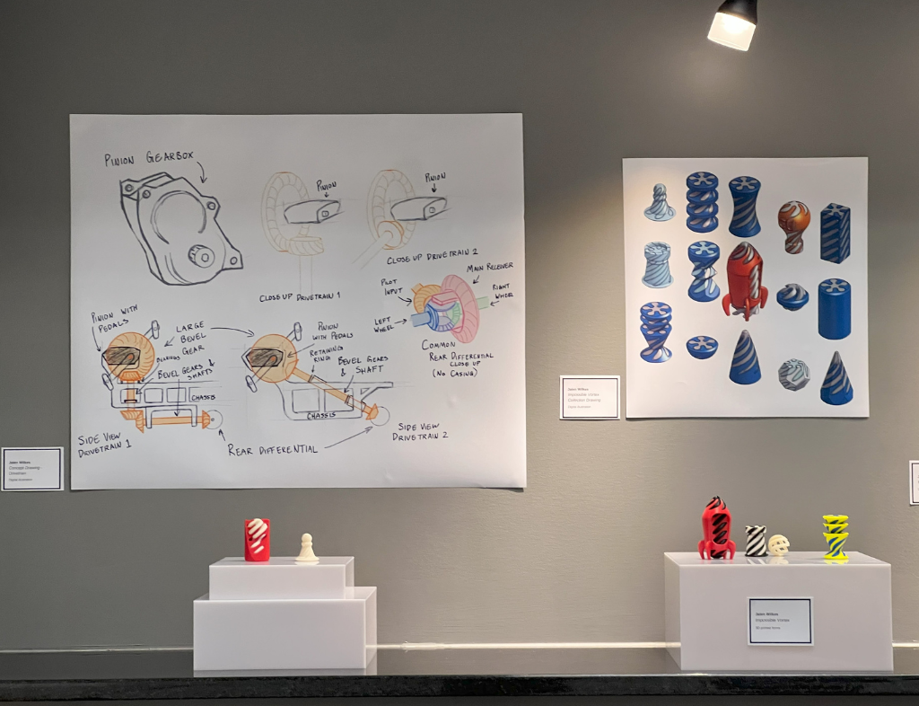 Design concepts of a drivetrain and vortex collection models